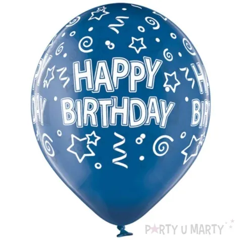 balon gigant happy birthday granatowy belbal 24