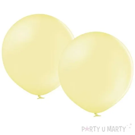 balon gigant pastelowy zolty belbal 24 2 szt