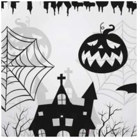 balon happy halloween straszny dom tuban 18 rnd