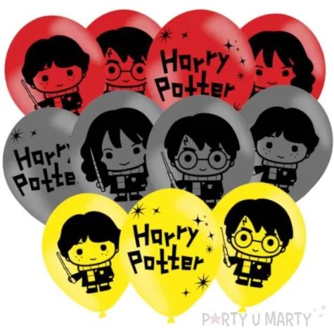balon harry potter glowni bohaterowie mix amscan 11 6 szt