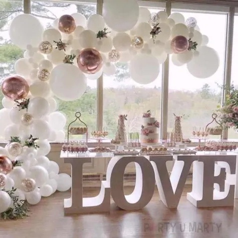 balon kula olbrzym rozowo zlota godan 31