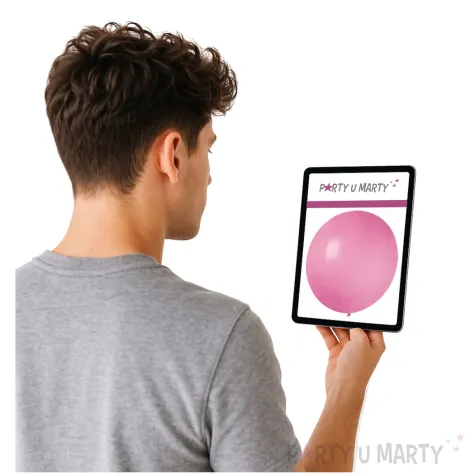 balon kula rozowy partypal 36 orb