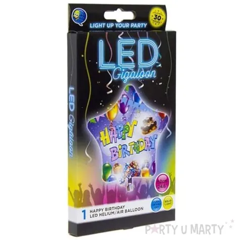 balon led happy birthday 25 godan