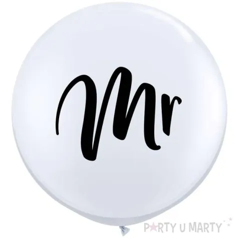 balon mr pan mlody bialy qualatex 36 2 szt