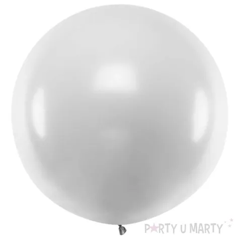 balon okragly srebrny metalik partydeco 39