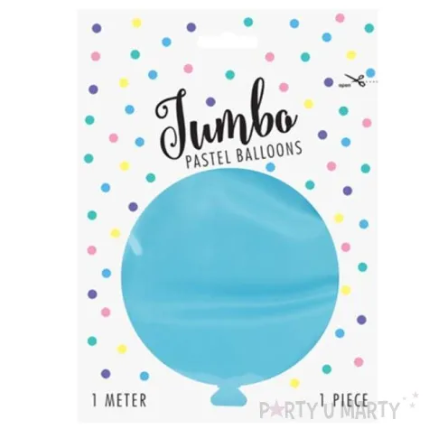 balon olbrzym pastel blekitny partydeco 100 cm