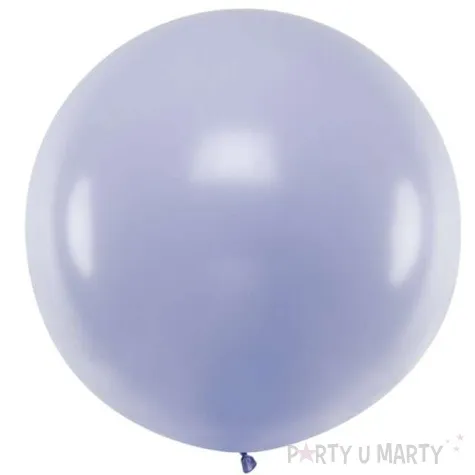 balon olbrzym pastel liliowy partydeco 60 cm