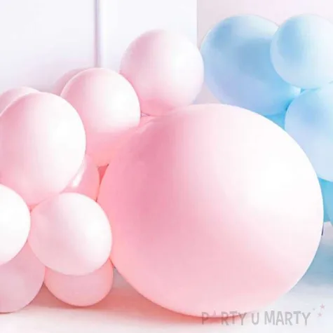 balon olbrzym rozowy blady pastel partydeco 24