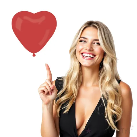 balon pastel serce duze czerwony godan 17 50szt