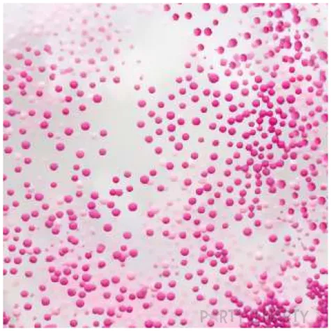 balon piankowe kuleczki fuksja transparentny dekoracjepolska 12 5 szt