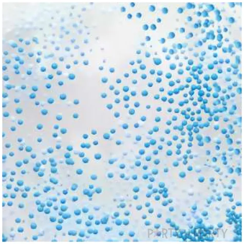 balon piankowe kuleczki niebieskie transparentny dekoracjepolska 12 5 szt