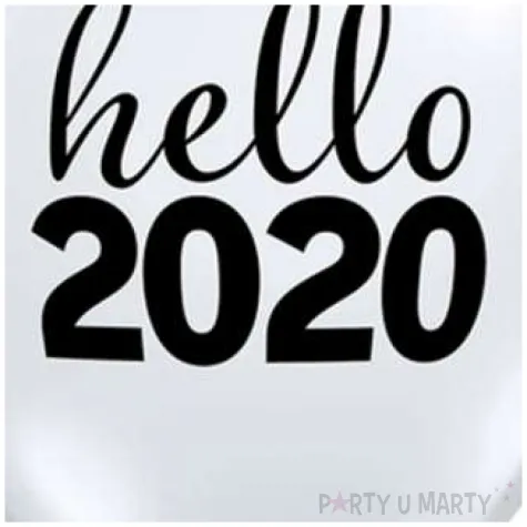 balon ql 11 cali bye bye 2020 przezroczysty 1 szt