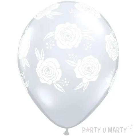 balon roza transparentny qualatex 25 szt