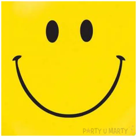 balon usmiech klasyczny zolty 12 5 szt