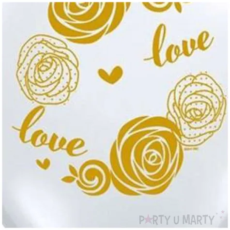 balon zlote roze transparentne qualatex 11 25 szt