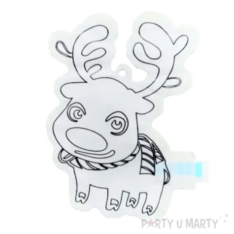 balonik mini kolorowanka renifer foliowy arpex