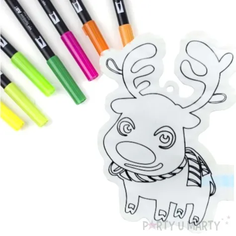 balonik mini kolorowanka renifer foliowy arpex