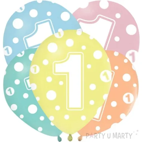 balony 1 roczek mix godan 12 5 szt