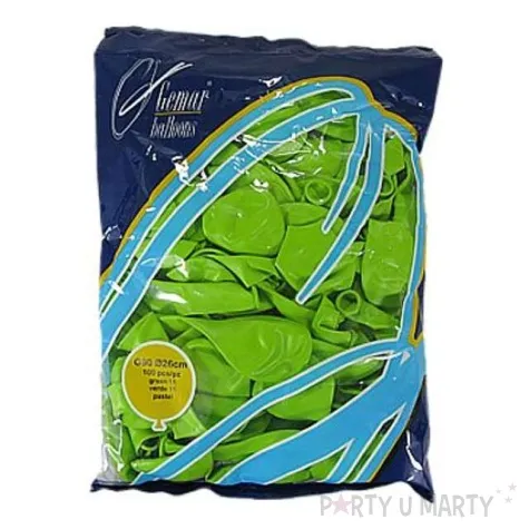 balony 10 pastel gemar light green 100 szt
