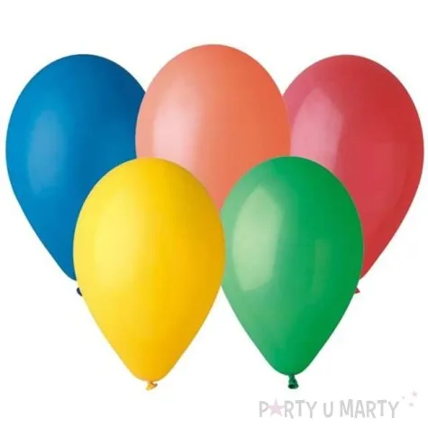 balony 10 pastel gemar mix 15 szt
