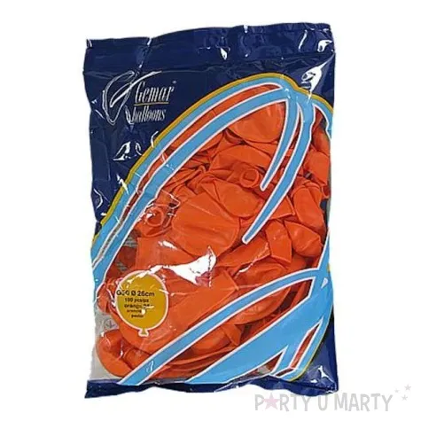balony 10 pastel gemar orange 100 szt