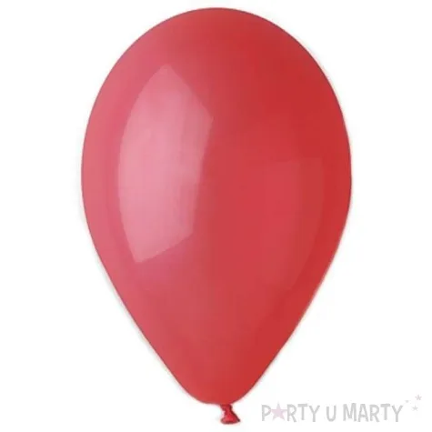 balony 10 pastel gemar red 100 szt