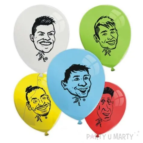 balony 10 pilkarze pastel mix belbal 5 szt