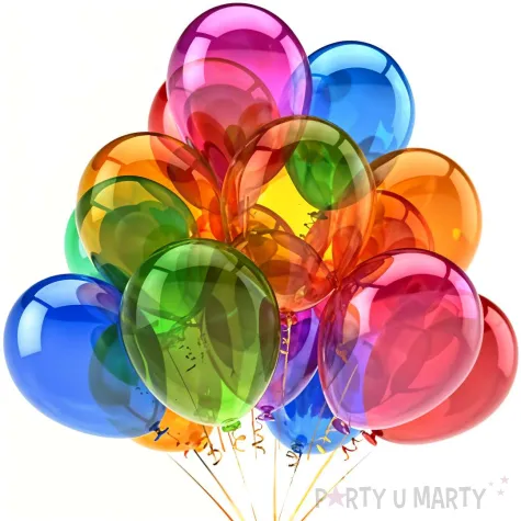 balony 10c crystal mix partydeco 9 20 szt