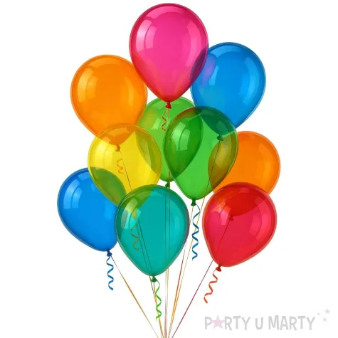 balony 10c crystal mix partydeco 9 20 szt