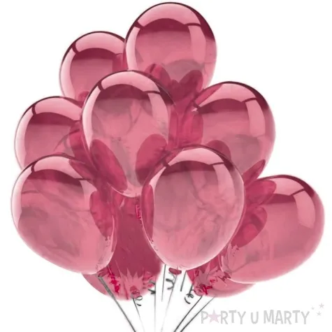 balony 10c fuchsia crystal fuksjowy partydeco 9 20 szt