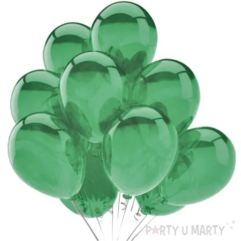 balony 10c green crystal zielony partydeco 9 20 szt