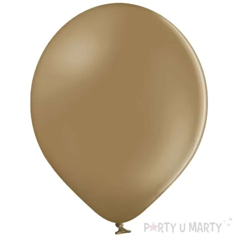 balony 10p pastel brazowy jasny partydeco 9 100 szt