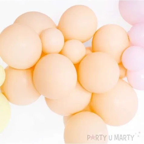 balony 10p pastel brzoskwiniowy partydeco 9 100 szt