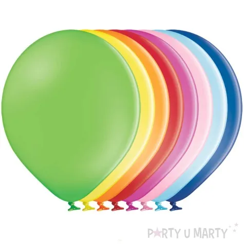 balony 10p pastel mix partydeco 9 100 szt