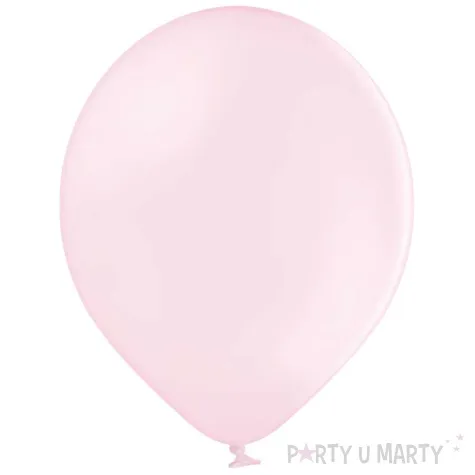 balony 10p pastel rozowy jasny partydeco 9 100 szt