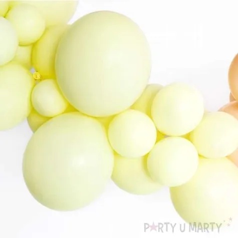 balony 10p pastel zolty jasny partydeco 9 100 szt