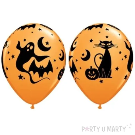 balony 11 halloweenowe postacie 25 szt