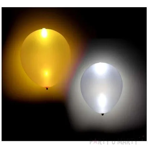 balony 11 led silver gold 4 szt
