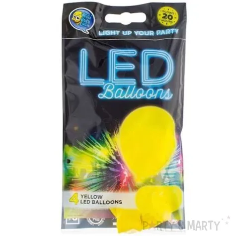 balony 11 led zolte 4 szt