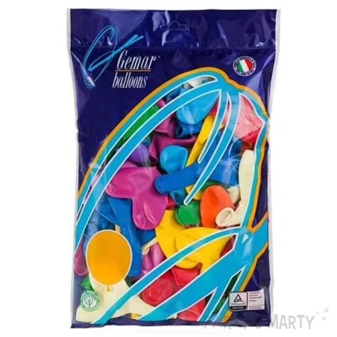 balony 11 serca gemar pastel mix 100 szt