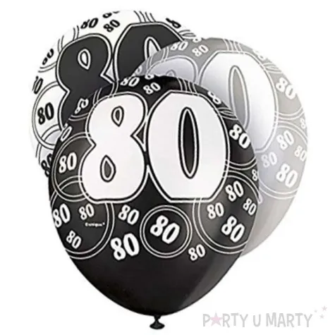 balony 12 80 silver unique pastel mix 6 szt