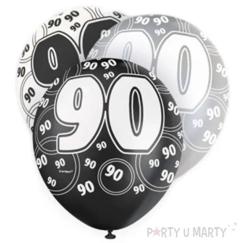 balony 12 90 silver unique pastel mix 6 szt