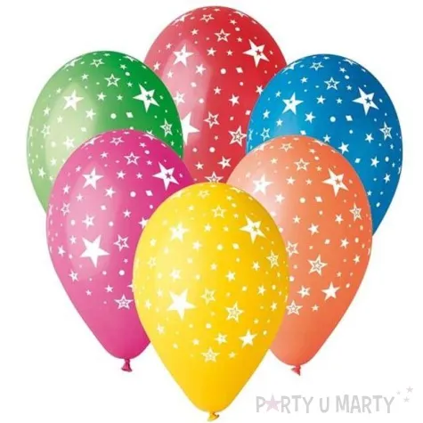 balony 12 gwiazdki 25 szt