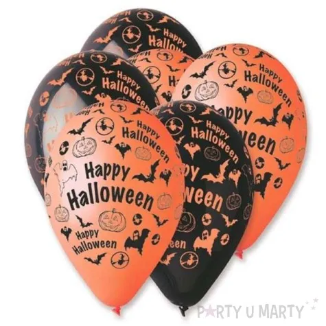 balony 12 happy halloween gemar 5 szt