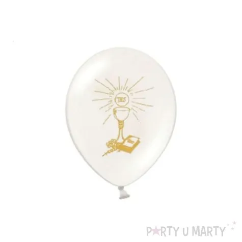 balony 12 i komunia sw belbal white 1 szt