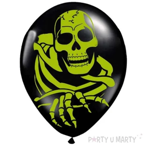 balony 12 kosciotrup zielony folat czarne 8 szt