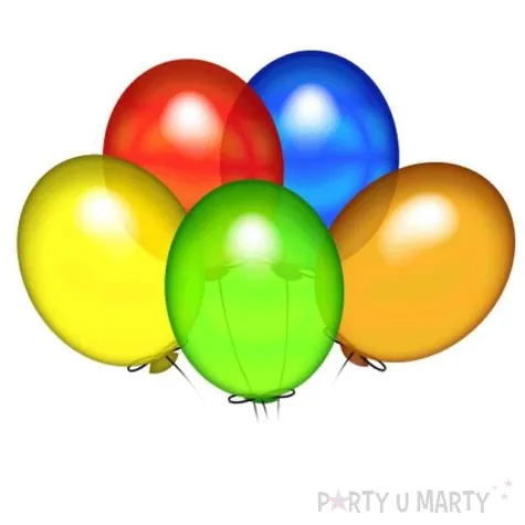 balony 12 led mix 5 szt