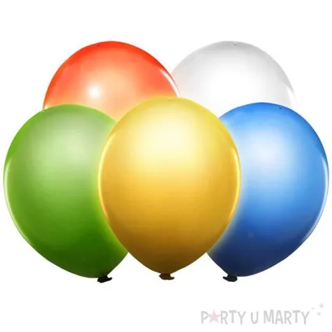 balony 12 led mix 5 szt
