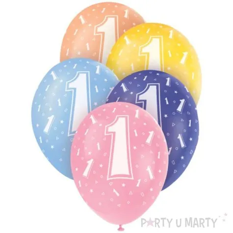 balony 12 liczba 1 mix 5 szt