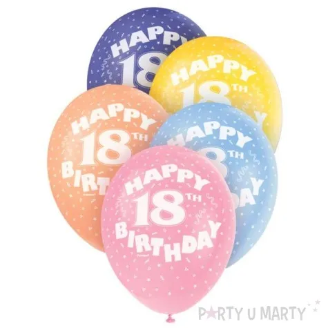 balony 12 liczba 18 mix 5 szt